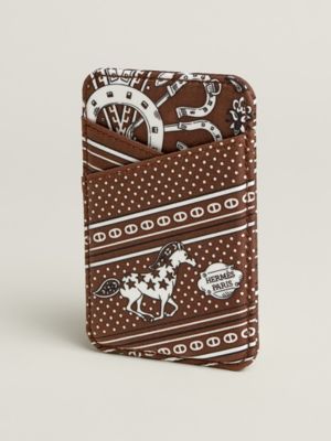 Porta-cartão MagSafe "Cheval de Cœur Bandana", Exibir: lateral, side, visualizar 3 de 4
