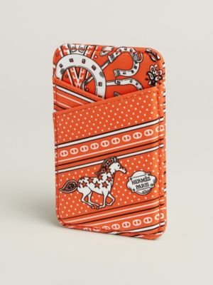 Porta-cartão MagSafe "Cheval de Cœur Bandana", Exibir: lateral, side, visualizar 3 de 4