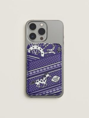 Porta-cartão MagSafe "Cheval de Cœur Bandana", Exibir: acima, above, visualizar 2 de 4