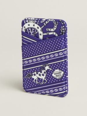 Porta-cartão MagSafe "Cheval de Cœur Bandana", Exibir: lateral, side, visualizar 3 de 4