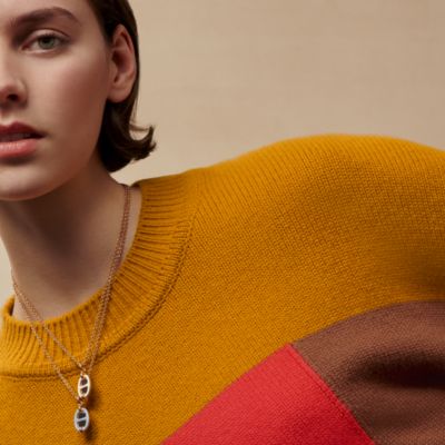 HERMESH型ペンダント ネックレス オレンジ 楽天市場】☆ラッピング無料☆ エルメス HERMES H チャーム