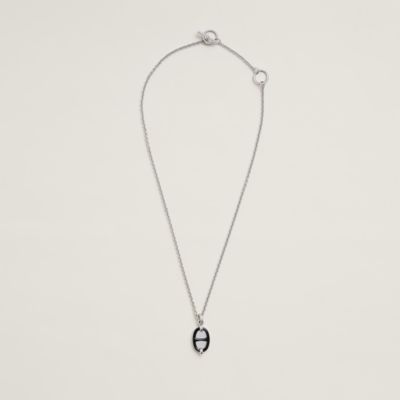 【Hermes】Mini Maillon pendant, small model シルバー国内発送 Mini Maillon pendant, small model | Hermès Australia