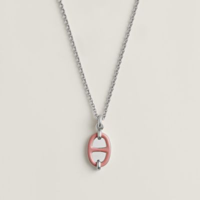 ☆HERMES☆入手困難☆お洒落Pendente Mini Maillon PM/Silver Mini Maillon pendant, small model | Hermès USA