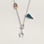 Bon Voyage necklace, bleu lin/outremer