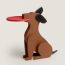 Dog side table, fauve/macassar/rose Jaipur