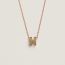 Mini Pop H Splas'H pendant, bronze doré transparent