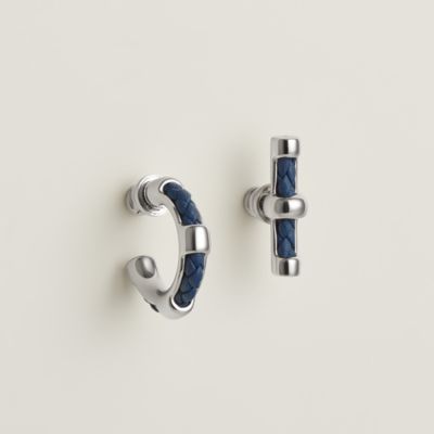 ❣️美品❣️エルメス　エクリプス 水色 ピアス　両耳用 ❣️美品❣️エルメス エクリプス 水色 ピアス 両耳用 ❣️美品