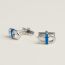 Maillon cufflinks, bleu de France
