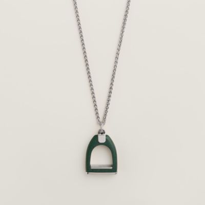 【大人上品/クール♪】HERMES Cheval Punk bolo tie necklace 大人上品/クール♪】HERMES Cheval Punk bolo tie necklace