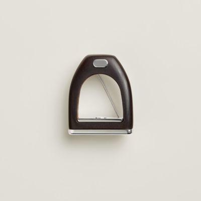 Destrier Minerale brooch - Brown | Hermès Finland