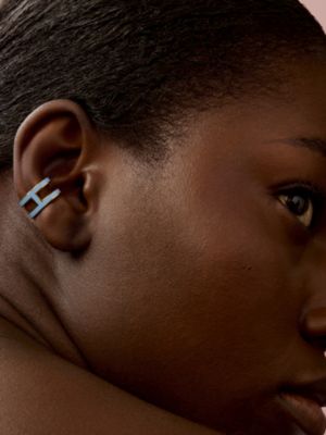 Pop H ear cuff, View: Worn, worn, view 2 of 2