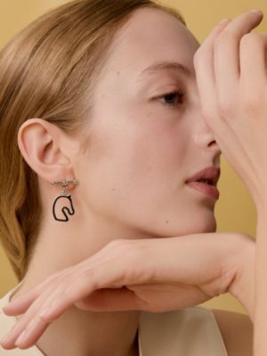 Tonnerre earrings, small model, View: Worn, worn, view 2 of 2