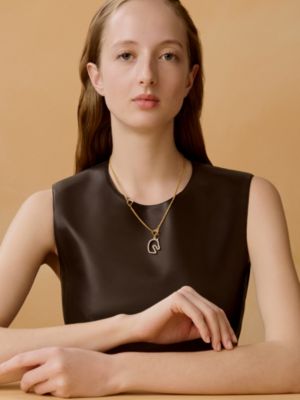 Tonnerre necklace, small model, View: Worn, worn, view 2 of 4
