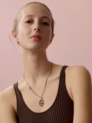 Tonnerre necklace, small model, View: Worn, worn, view 2 of 4