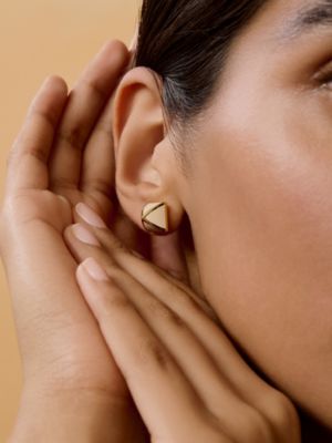 Medor earrings, small model, View: Worn, worn, view 2 of 2