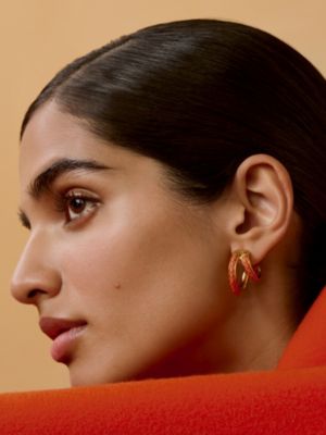 Badines earrings, small model, View: Worn, worn, view 2 of 2