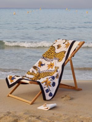 Leopards beach towel, View: front, front, view 2 of 3
