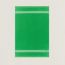 Yachting beach towel, small model, vert criquet