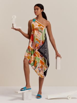 Silk dress, View: Worn, worn, view 7 of 9