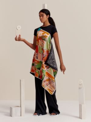 Silk dress, View: Worn, worn, view 8 of 9