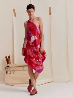 Silk dress, View: Worn, worn, view 9 of 9