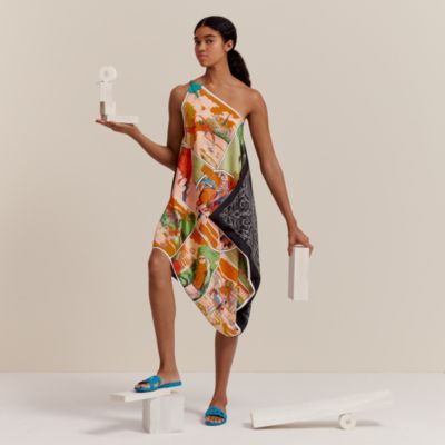 hermes silk dress Silk dress