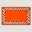 Torsade Marine beach towel, orange/marine