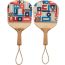 Carre Taquin beach rackets, outremer, no stock