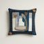 Selle de Dignitaire Etrier pillow, small model, marine