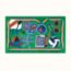 Les Trophees de Plage beach towel, vert, no stock