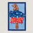 Succulent Sultan beach towel, marine/ciel, no stock