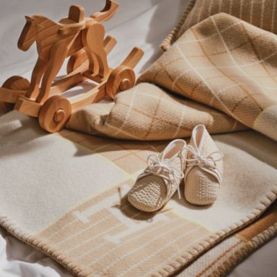 □新品同様□ HERMES エルメス アヴァロン コットン100％ ベビータオル  