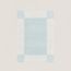 Cabriole blanket, vert aqua