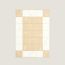 Cabriole blanket, biscuit