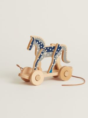 Cheval à roulettes avec cordon Epopée, Vue: vue de face, front, vue 3 sur 4