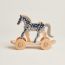 Epopee pull-along horse, gris/bleu nuit