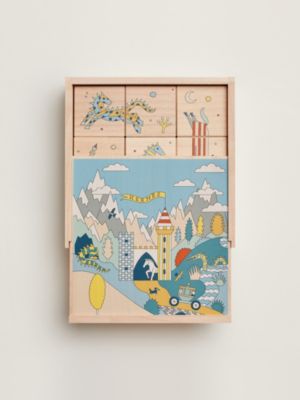 Jeu de 9 cubes Epopée, Vue: vue de face, front, vue 6 sur 7