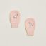 Cabriole mittens, melon