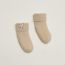 Cabriole socks, biscuit