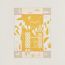 Avalon Epopee blanket, jaune miel/gris perle, no stock