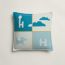 Avalon Epopee pillow, bleu paon/céladon, no stock