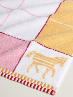 Serviette de toilette Les Cabanes, Vue: Vue détaillée, detail, vue 3 sur 3