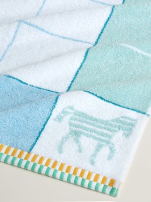 Serviette de toilette Les Cabanes, Vue: Vue détaillée, detail, vue 3 sur 3