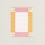 Les Cabanes bath towel, rose/jaune