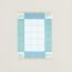 Les Cabanes bath towel, bleu givre/vert céladon