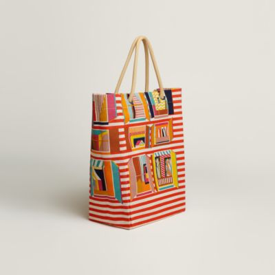 HERMES∽From my Window beach bag ビーチ バッグ∽パリ安速達 - Main Image