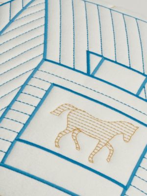 Coussin Les Cabanes, Vue: Vue détaillée, detail, vue 5 sur 6