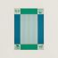 Avalon Les Cabanes blanket, bleu/menthe