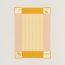 Avalon Les Cabanes blanket, ambre/naturel