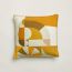 Cheval Natte pillow, écorce/camel